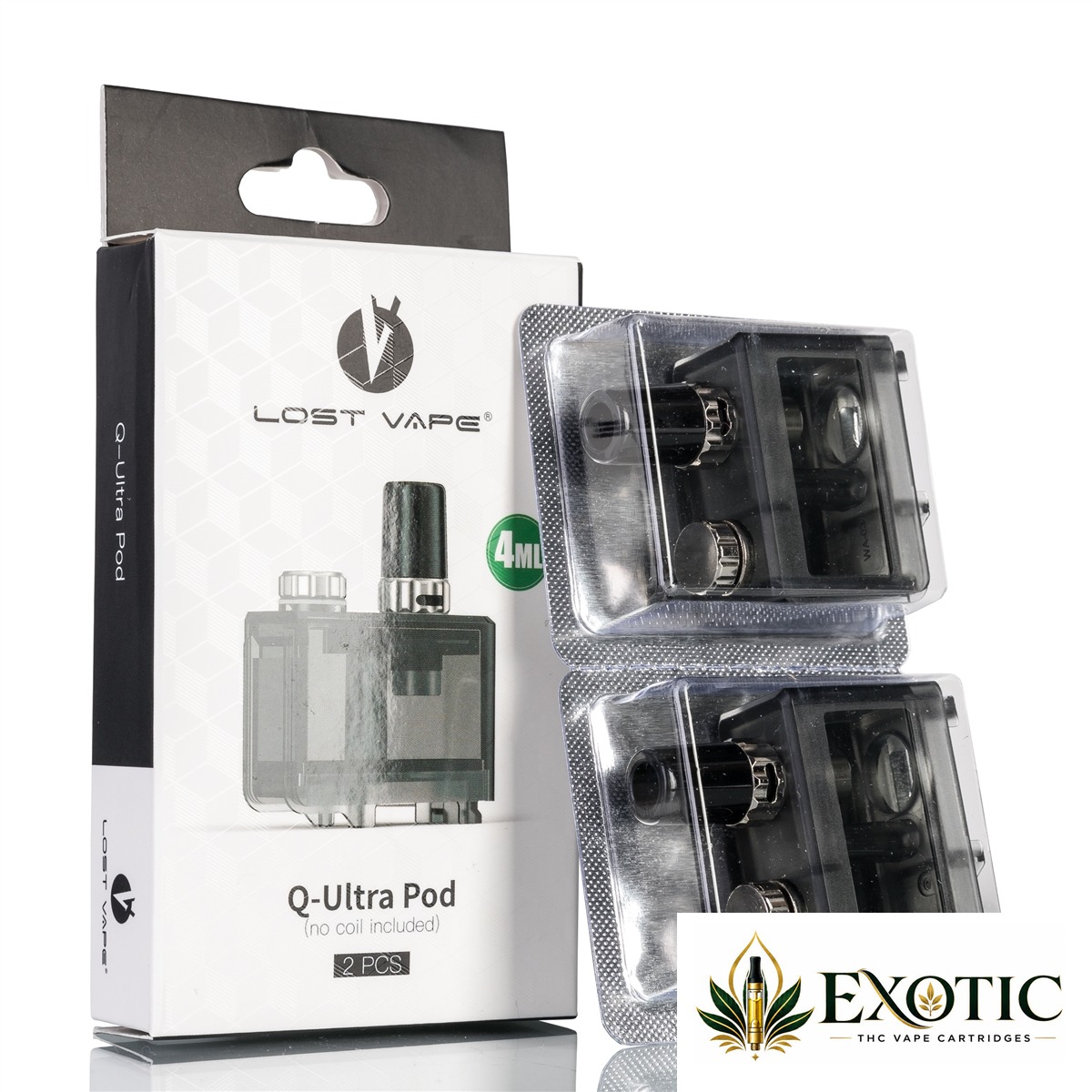 Lost Vape Q-Ultra Pod Empty Cartridge - Pack of 2