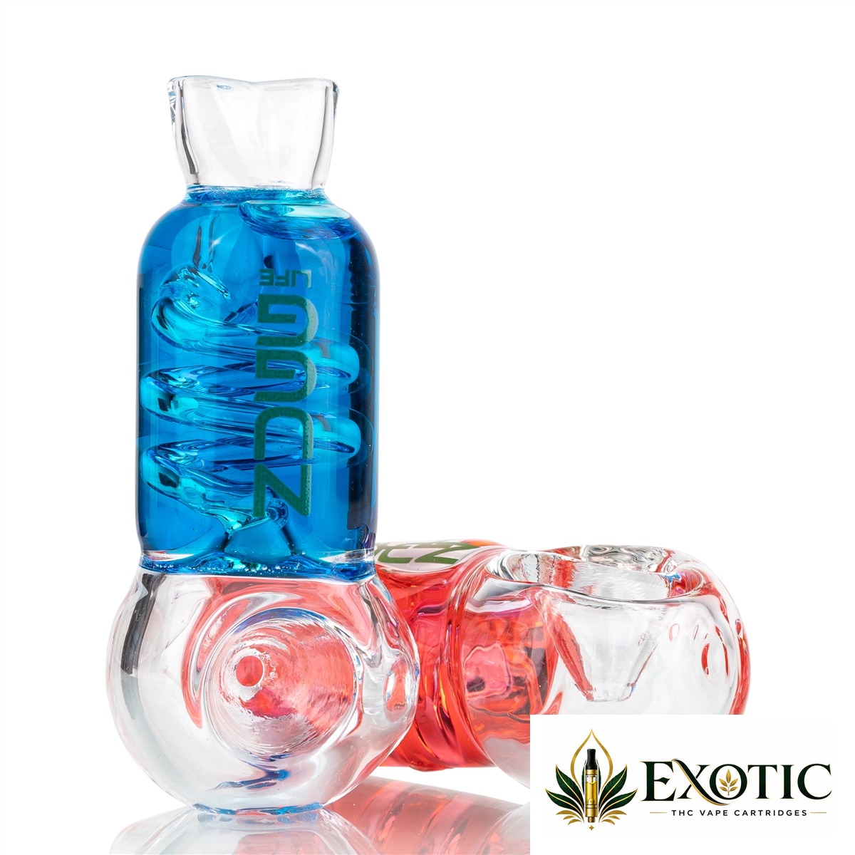 Arctic Freezable Hand Pipe by Nugg Life