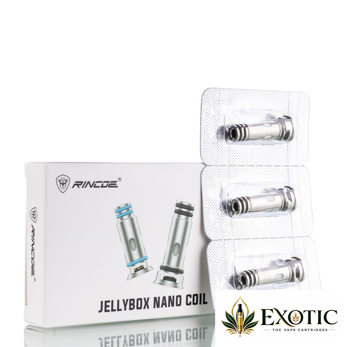 Rincoe Jellybox Nano Replacement Replacement Coil - Pack of 3