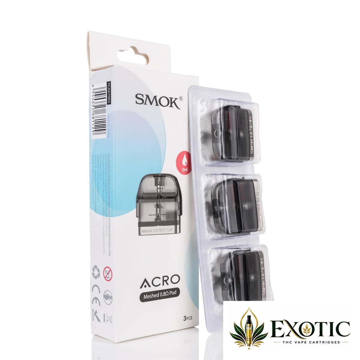 SMOK Acro Pod Cartridge - Pack of 3