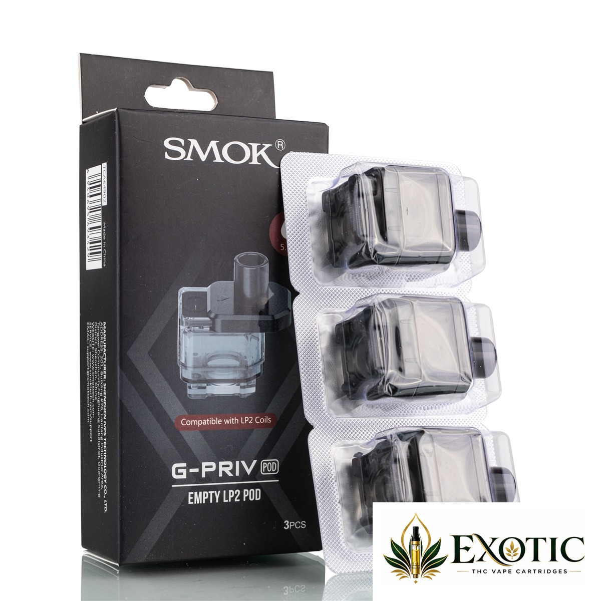 SMOK G-Priv Empty Cartridge - Pack of 3
