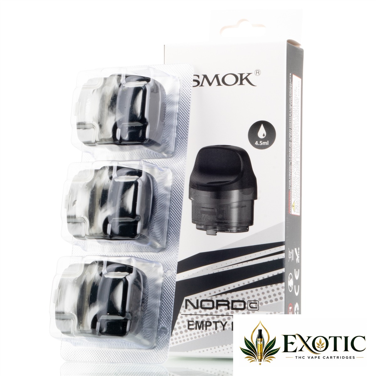 SMOK Nord C Empty Pod Cartridge - Pack of 3