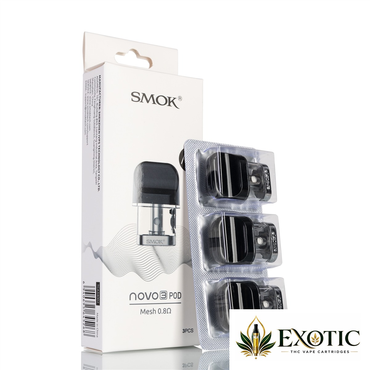 SMOK Novo 3 Pod Cartridge - Pack of 3