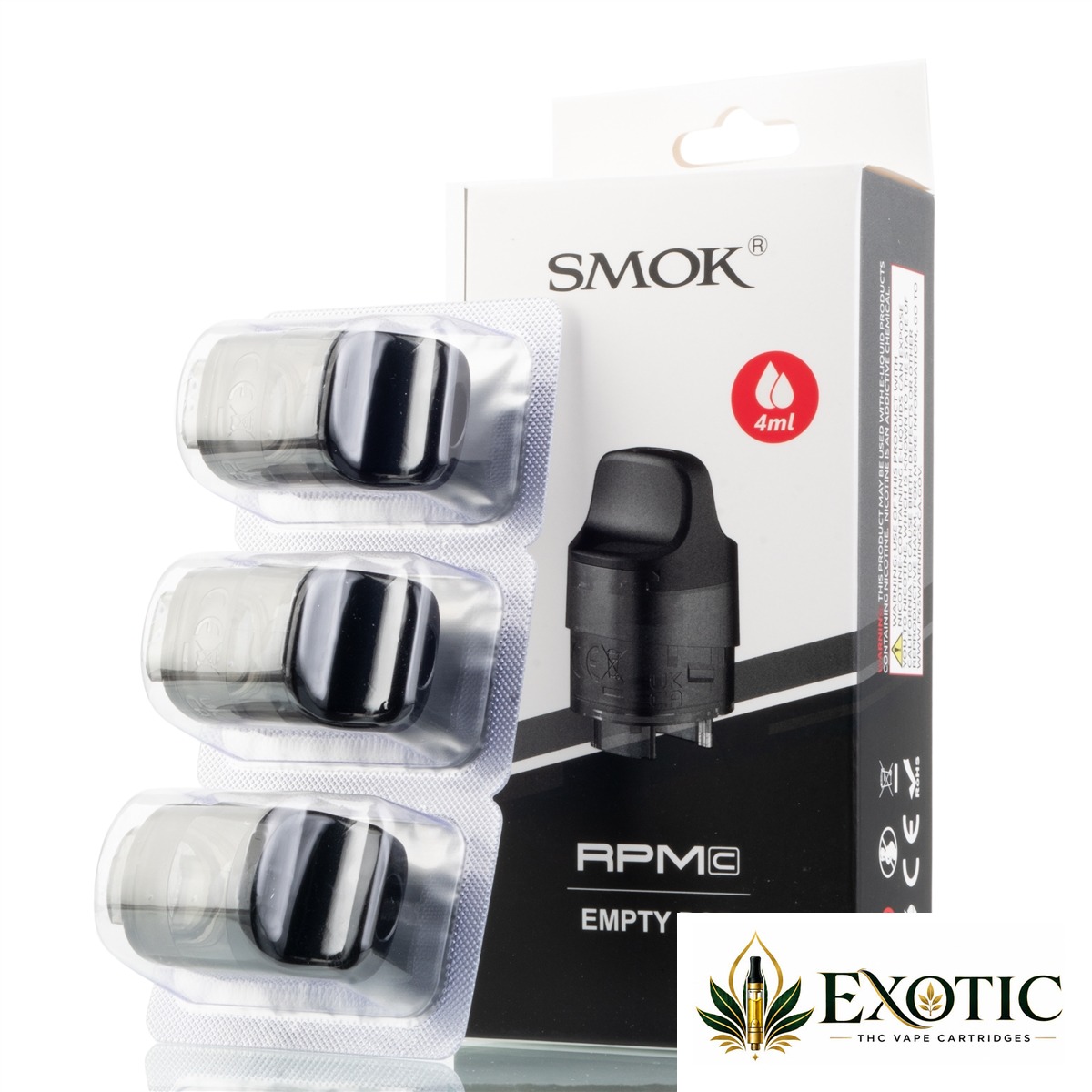 SMOK RPM C Empty Pod Cartridge - Pack of 3