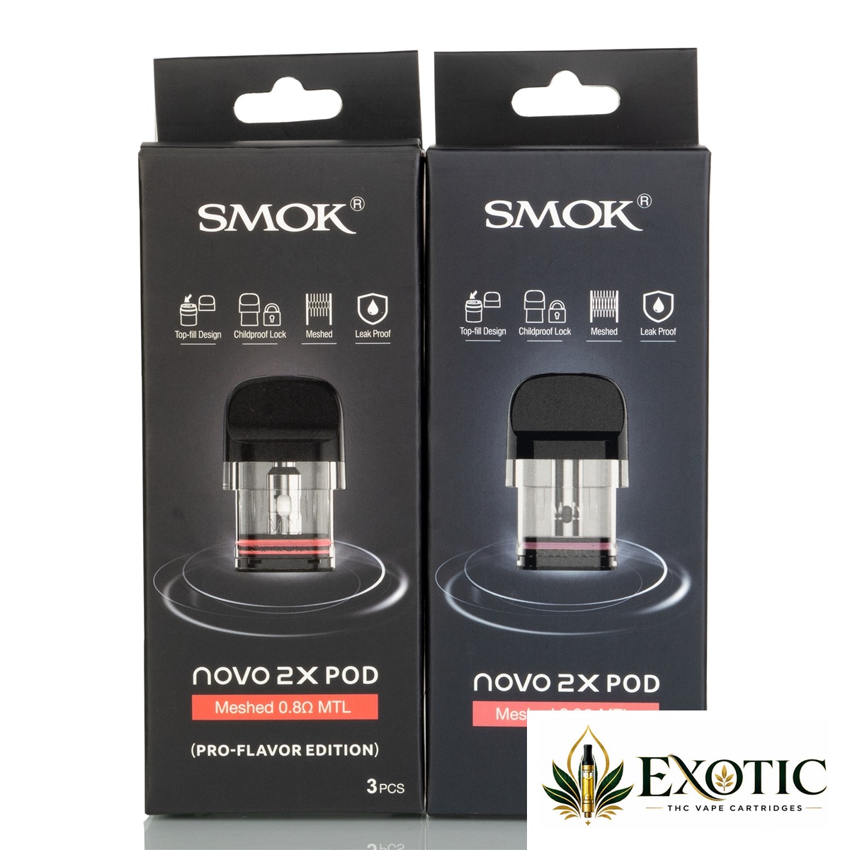 SMOK Novo 2X Pod Cartridge - Pack of 3