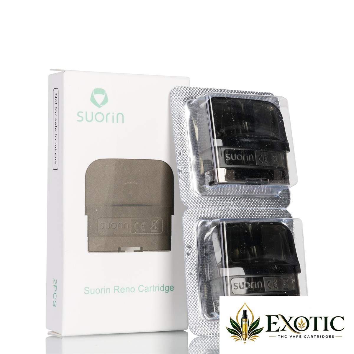 Suorin Reno Empty Pod Cartridge - Pack of 2