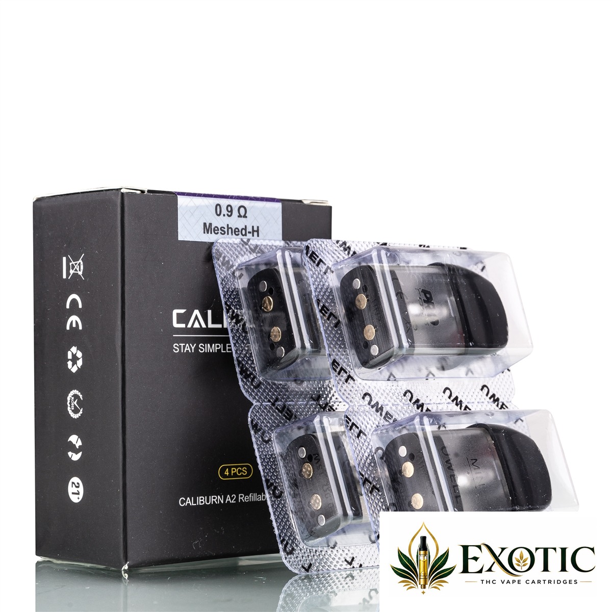 Uwell Caliburn A2 /A2S Cartridge - Pack of 4