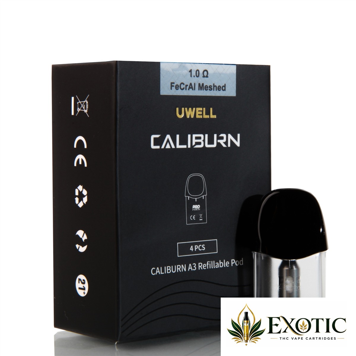 Uwell Caliburn A3 & A3S Cartridge - Pack of 4