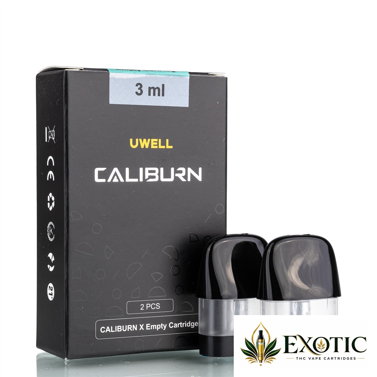 Uwell Caliburn X Empty Pod Cartridge - Pack of 2