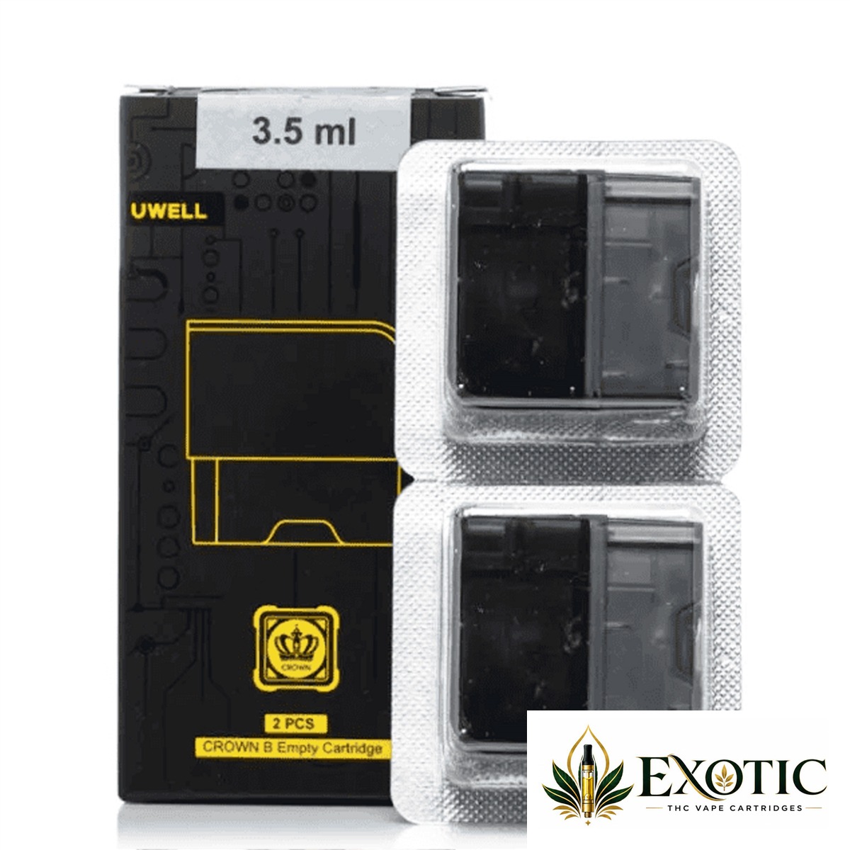 Uwell Crown B Replacement Pod Cartridge - Pack of 2