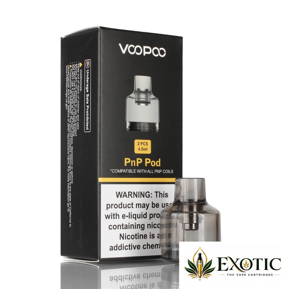 VooPoo PnP Empty Pod Cartridge - Pack of 2