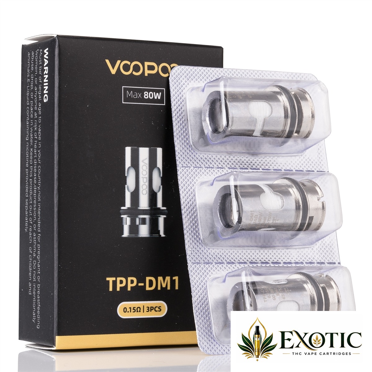 VooPoo TPP Replacement Coil - Pack of 3
